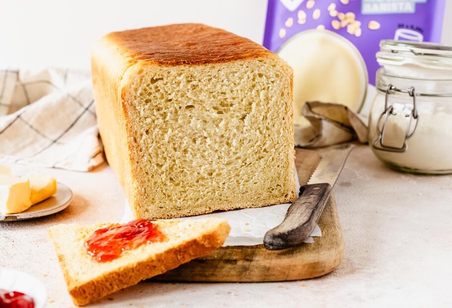 Toastbrot so soft wie American Sandwich