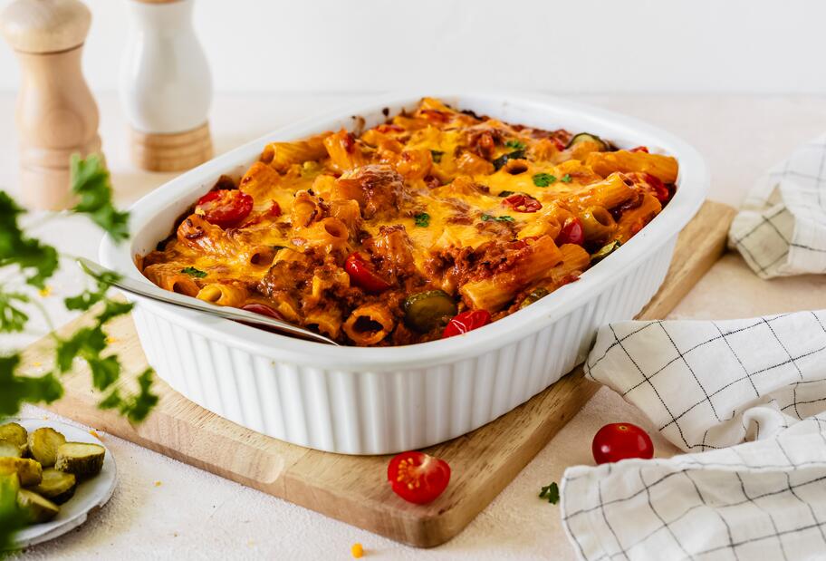 Big-Mac-Nudelauflauf