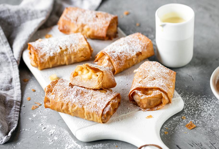 Mini-Apfelstrudel mit Filoteig