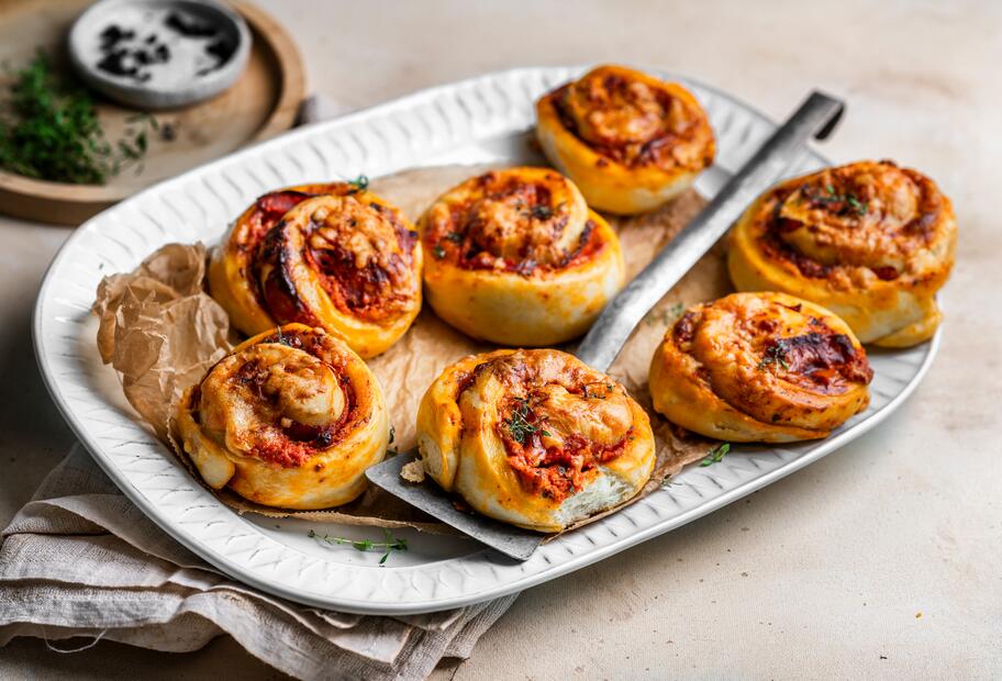 Pizzaschnecken Deluxe für den Thermomix®