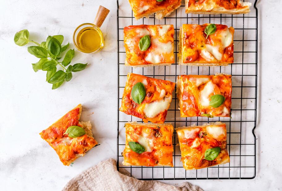 Focaccia Tomate-Mozzarella