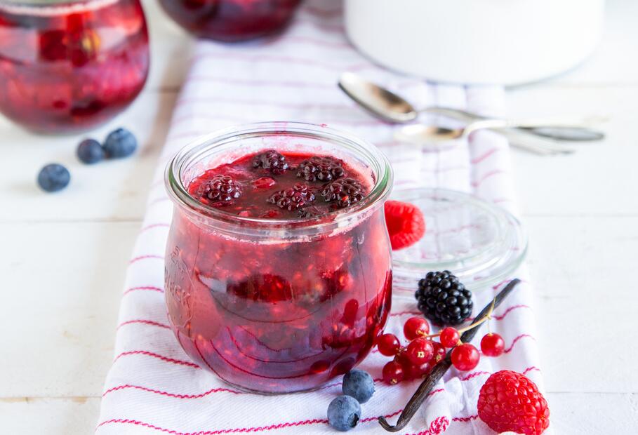 Rote Grütze einkochen