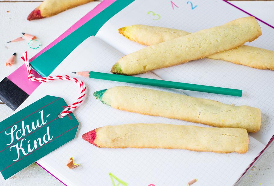 Buntstiftkekse aus 5 Zutaten