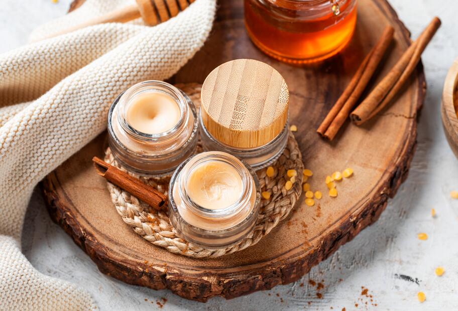 Honig-Zimt-Lippenpflege