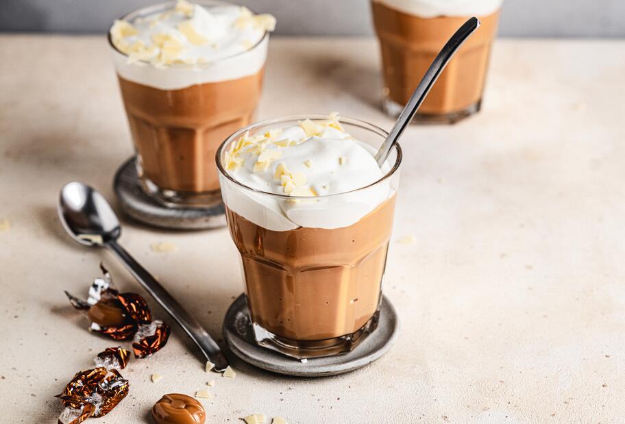 Sahniger Karamellpudding