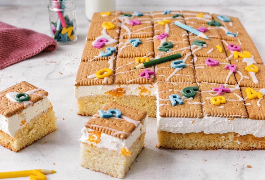 Fanta-Butterkekskuchen zur Einschulung