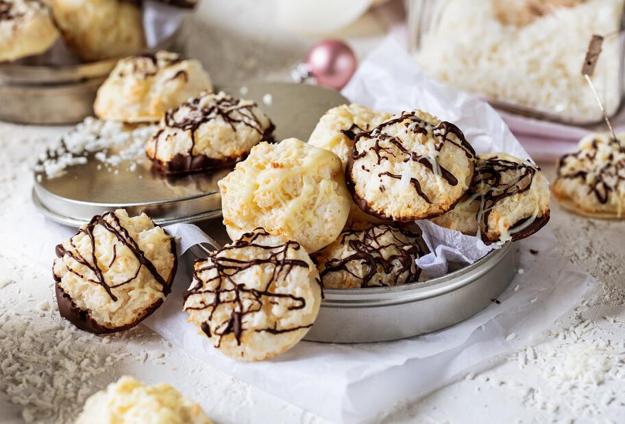 Klassische Kokosmakronen