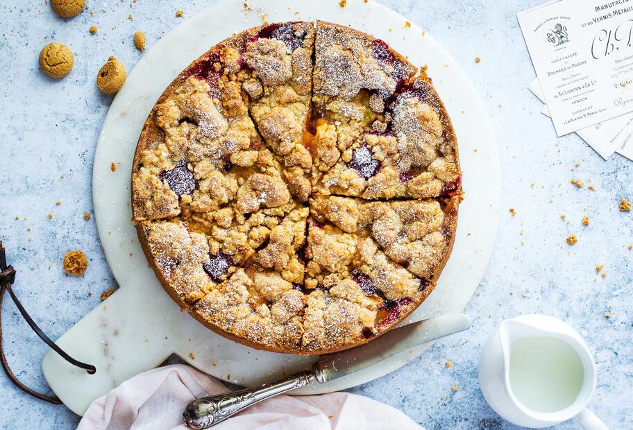 Zwetschgenkuchen mit Mürbeteig