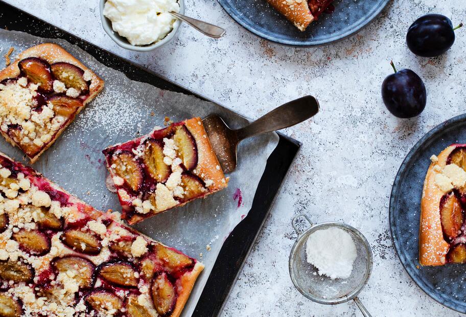 Zwetschgenkuchen vom Blech