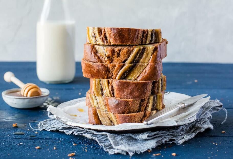 Bananenbrot ohne Zucker