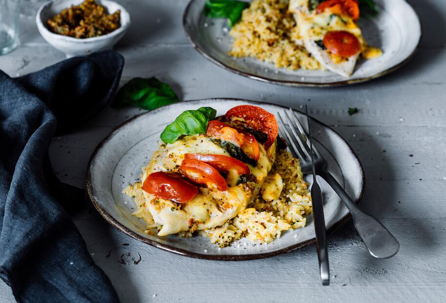 Hähnchenbrust Toskana Tomate-Mozzarella
