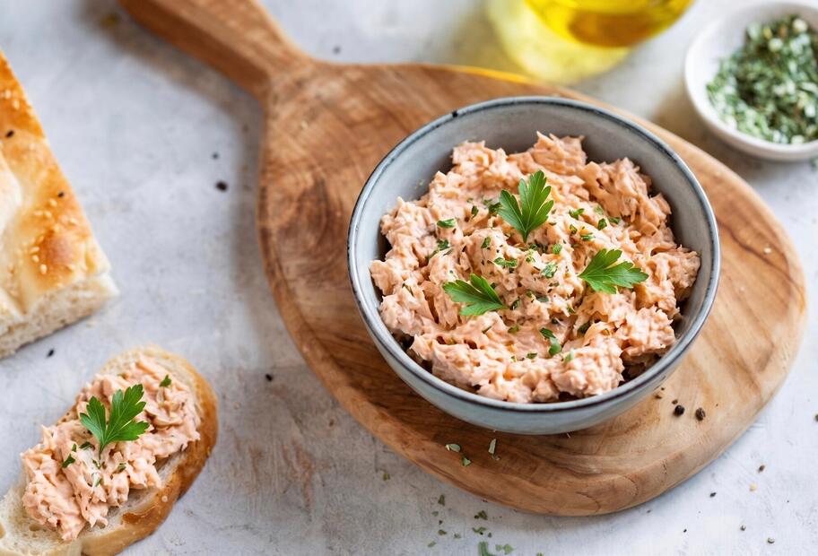 Lachs-Dip mit Frischkäse