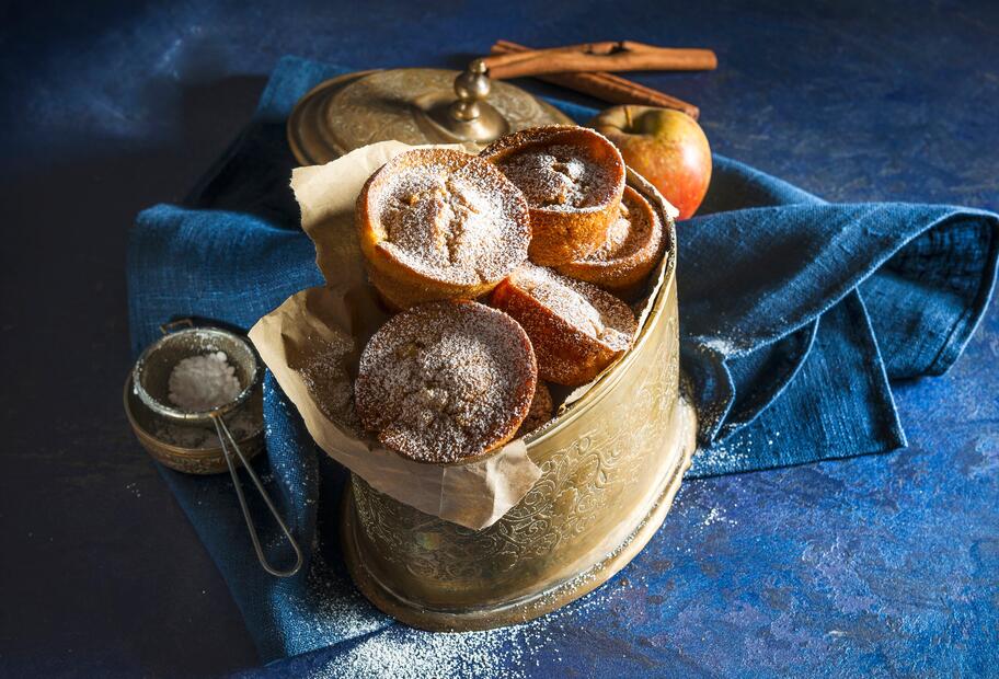 Zimt-Apfelmuffins mit Joghurt