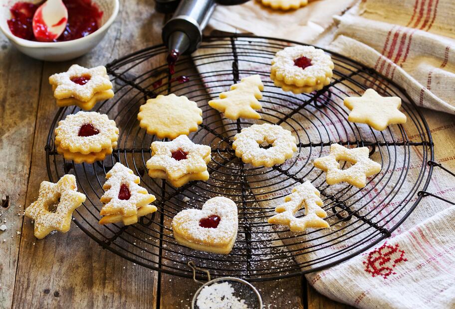 Gefüllte Glühweinkekse