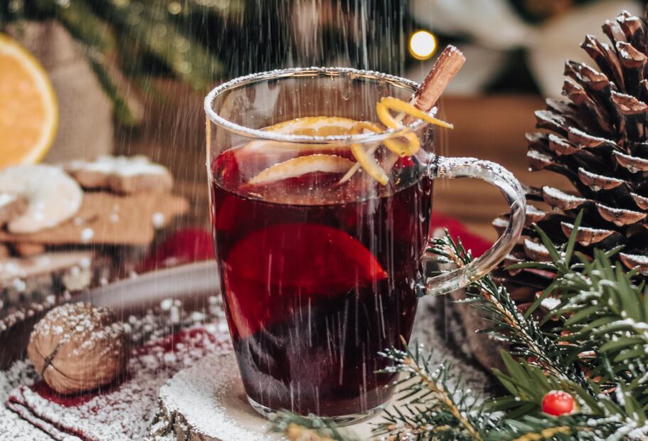 Winterlicher Glühwein-Gewürzzucker
