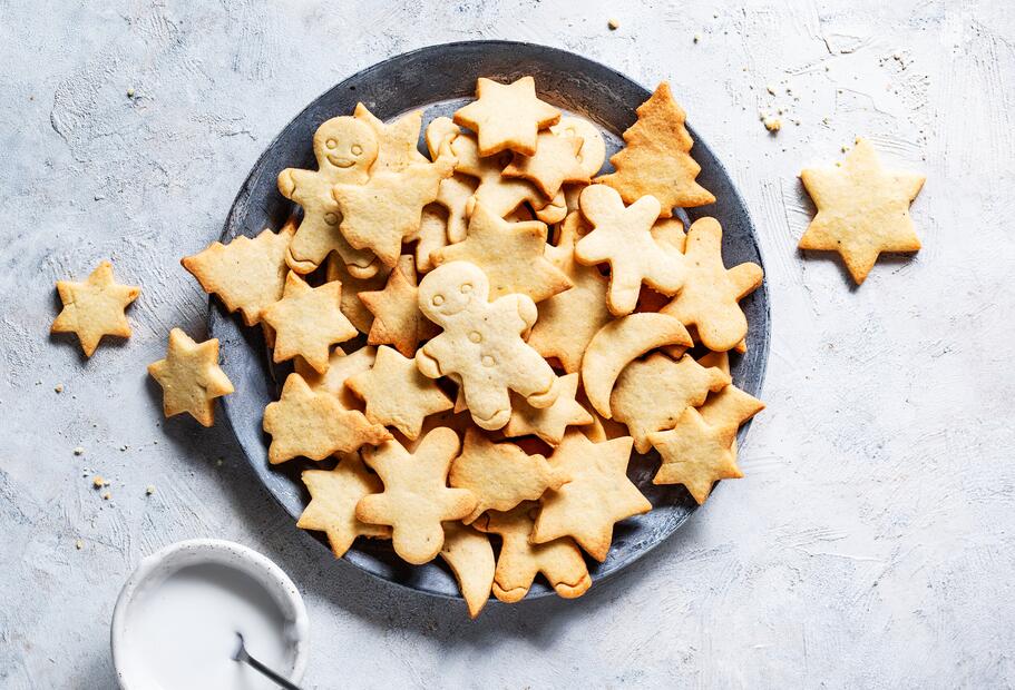 Basisrezept für Butterplätzchen 