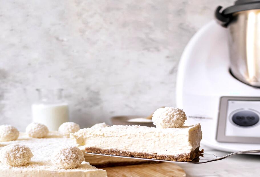 No Bake „Raffaello" Cheesecake