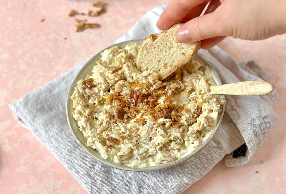 Zwiebel-Dip ohne Tüte