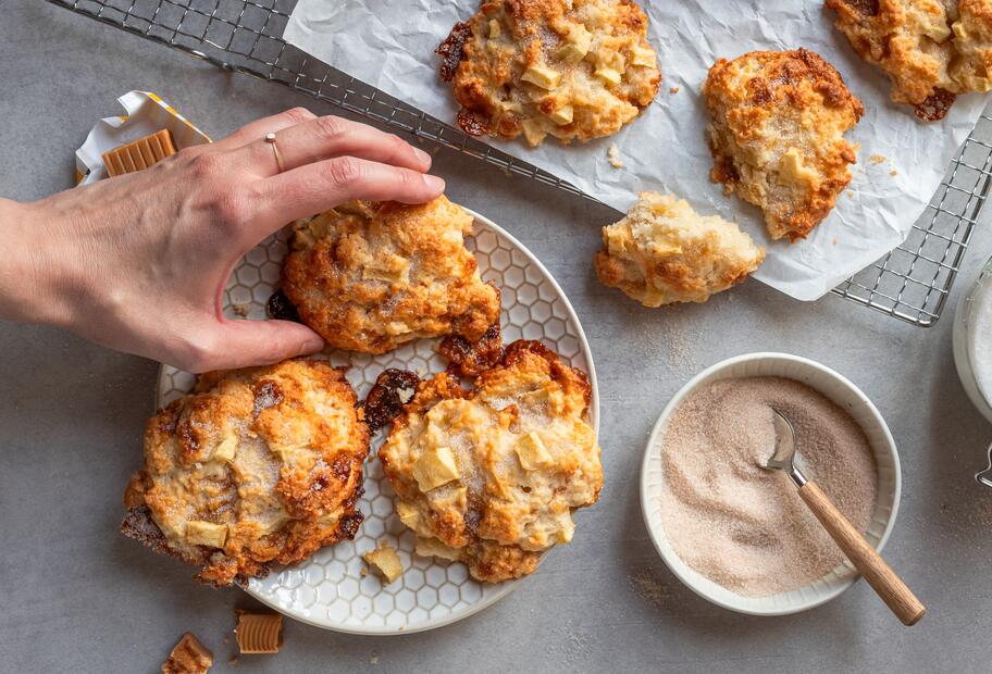 Apfelballen mit Karamell