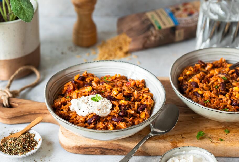 Einfaches Orzo-Chili
