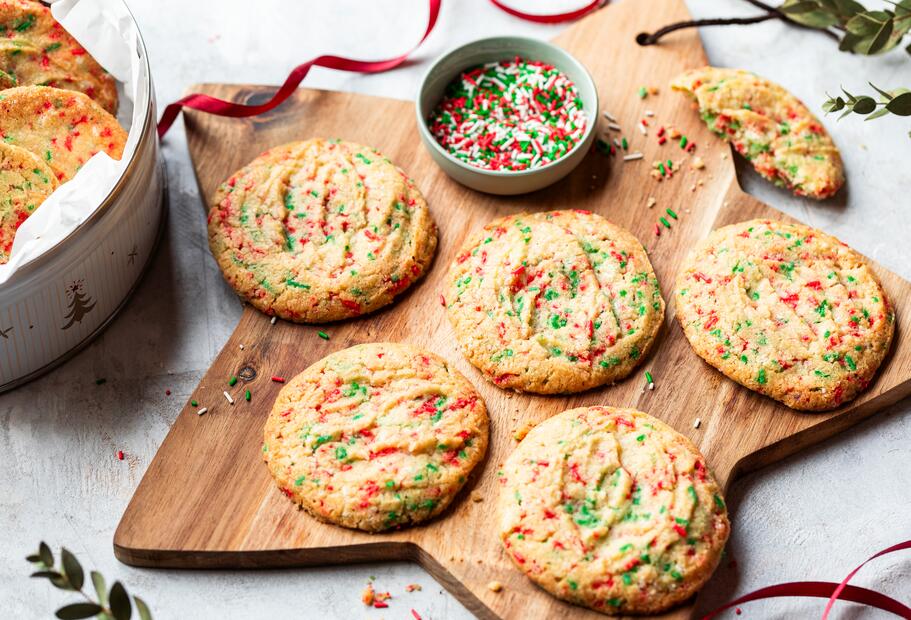 Christmas Cookies mit Streuseln