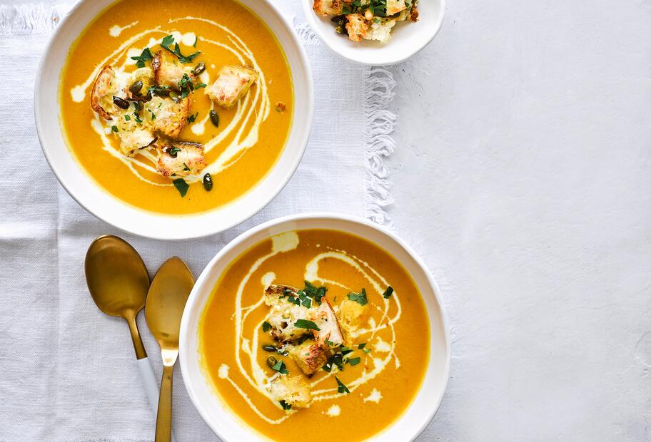 Knoblauch-Möhren-Süppchen