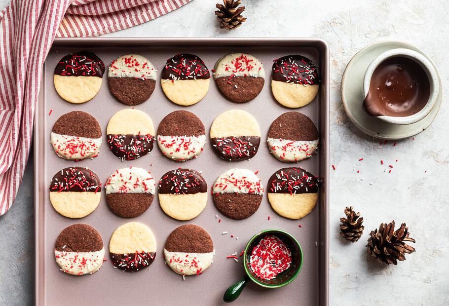 Schwarz-Weiß-Gebäck mal anders