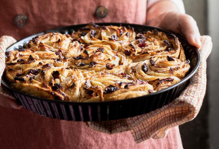 Apfelstrudelschnecken-Kuchen