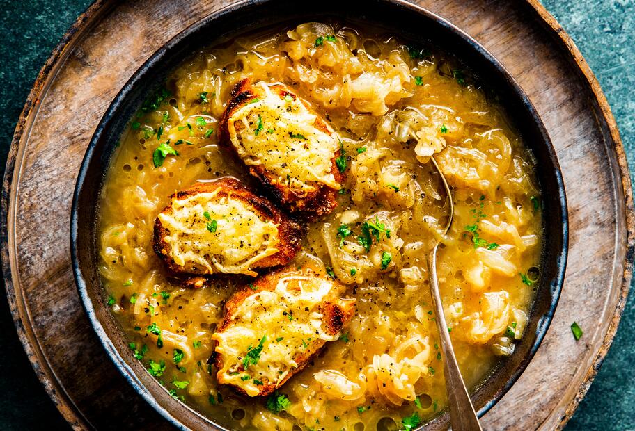 Französische Zwiebelsuppe