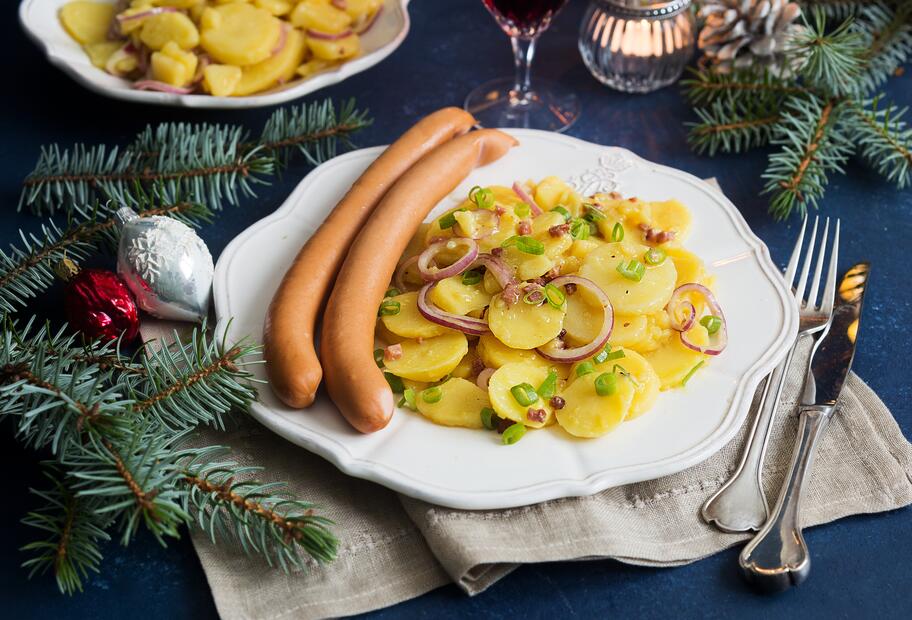 Kartoffelsalat mit Würstchen