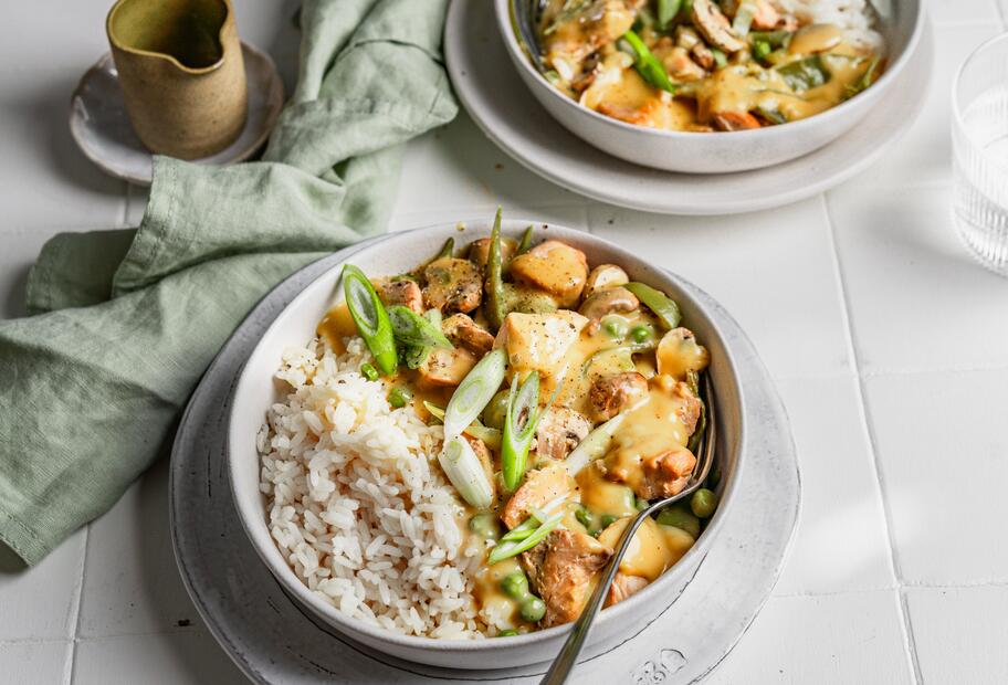 Hühnerfrikassee „Asia“ Style