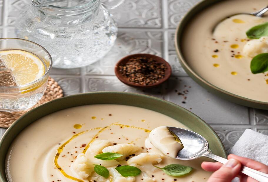 Cremige Blumenkohlsuppe