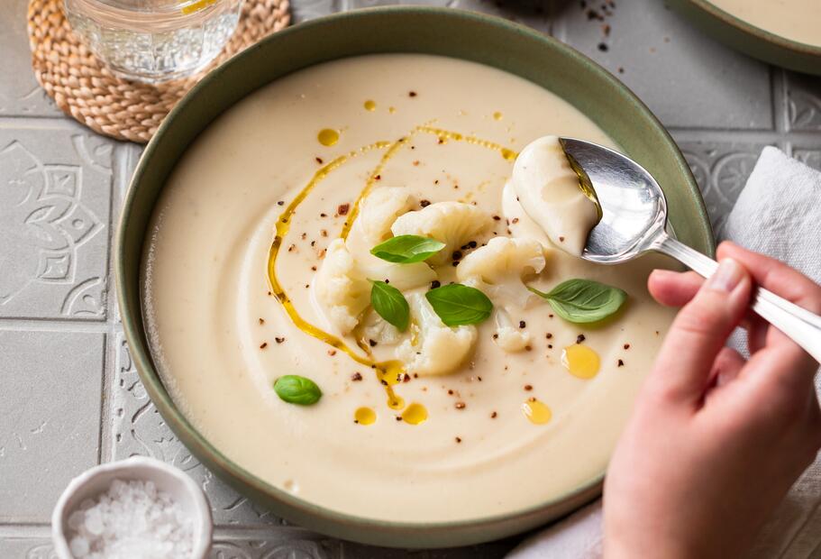 Cremige Blumenkohlsuppe