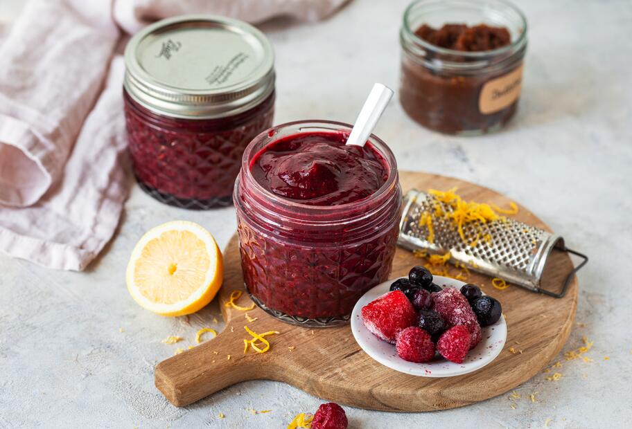 Fruchtaufstrich aus 3 Zutaten