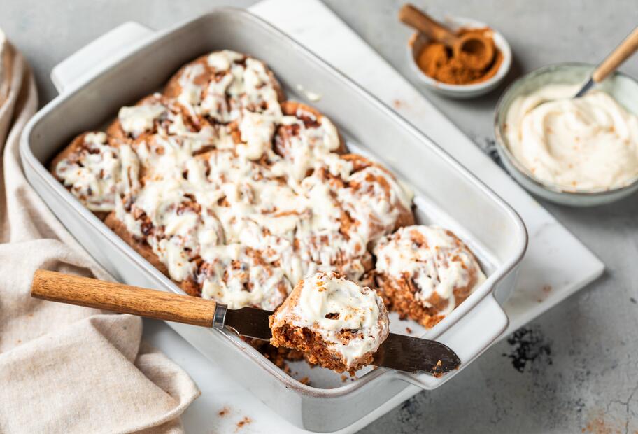 Gesunde Dinkel-Zimtschnecken