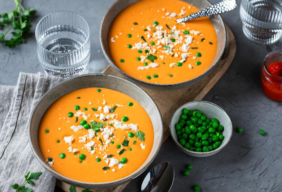 Röstgemüse-Suppe Djuvec Style