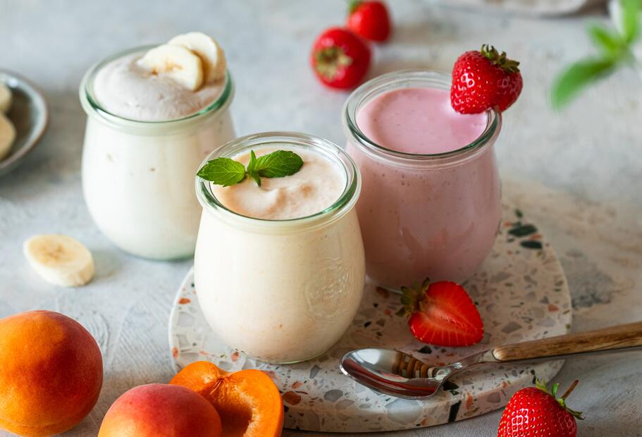 Skyr-„Fruchtzwerge“ aus 2 Zutaten