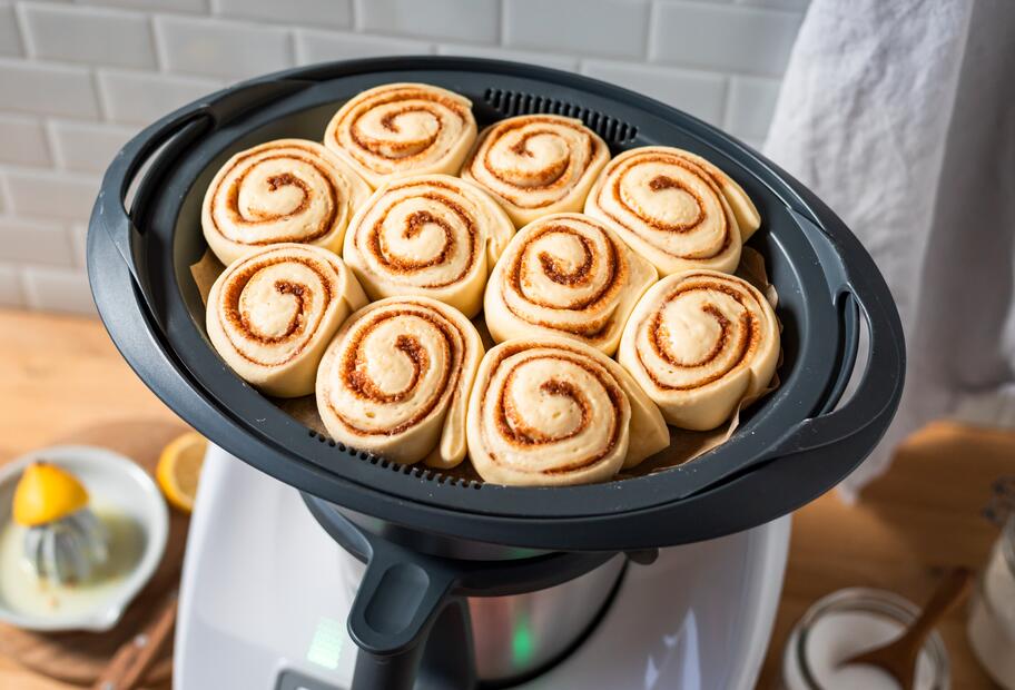 Gedämpfte Zimtschnecken