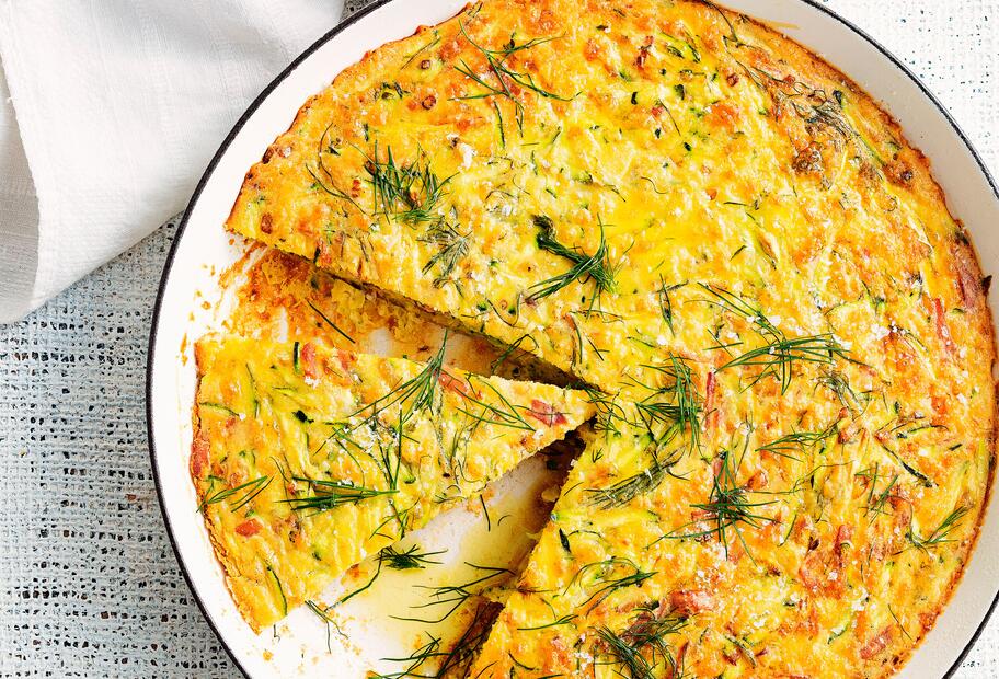 Zucchini-Speck-Frittata