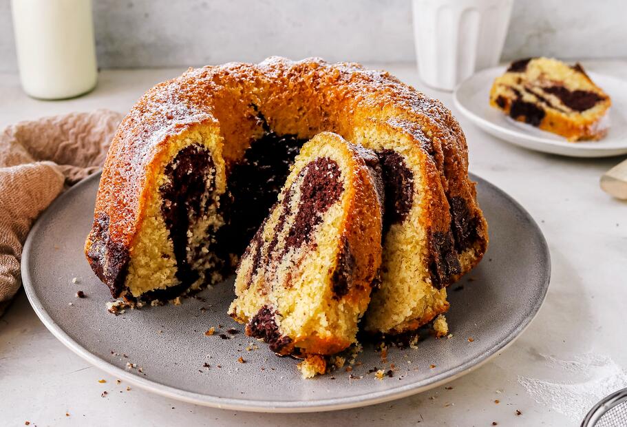 Klassischer Marmorkuchen wie von Oma