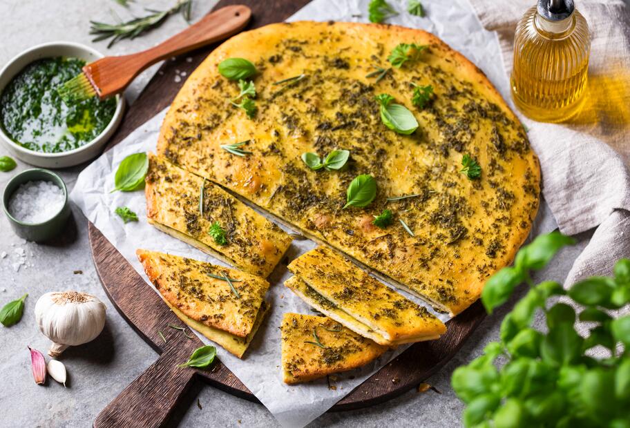 Knofi-Fladen zum Grillen