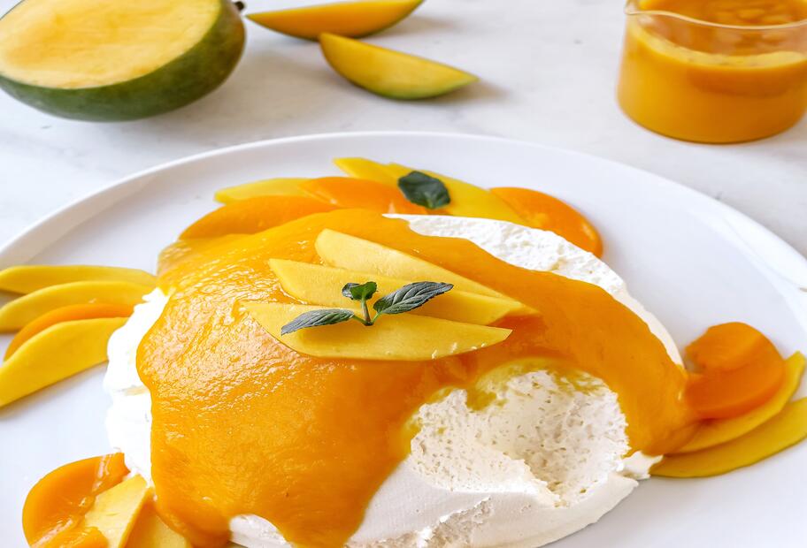 Vegane Kokos-Joghurtbombe