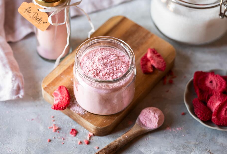 Erdbeer-Zucker aus 3 Zutaten