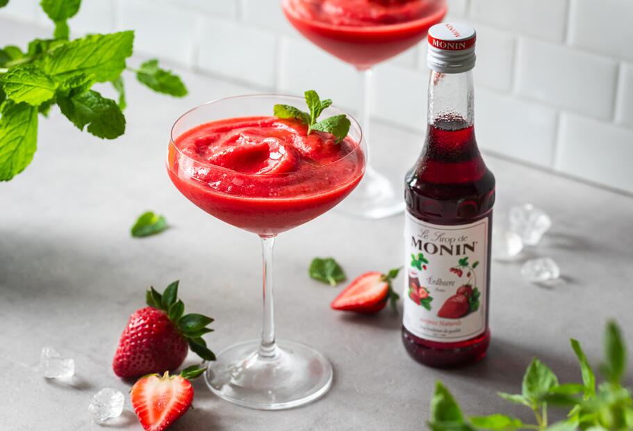 Frozen Erdbeer Daiquiri ohne Alkohol
