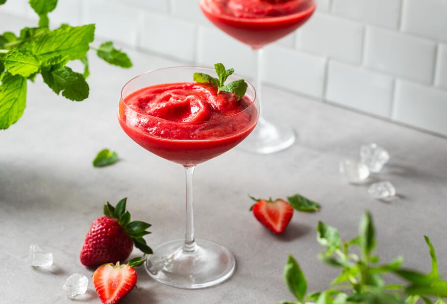 Frozen Erdbeer Daiquiri ohne Alkohol