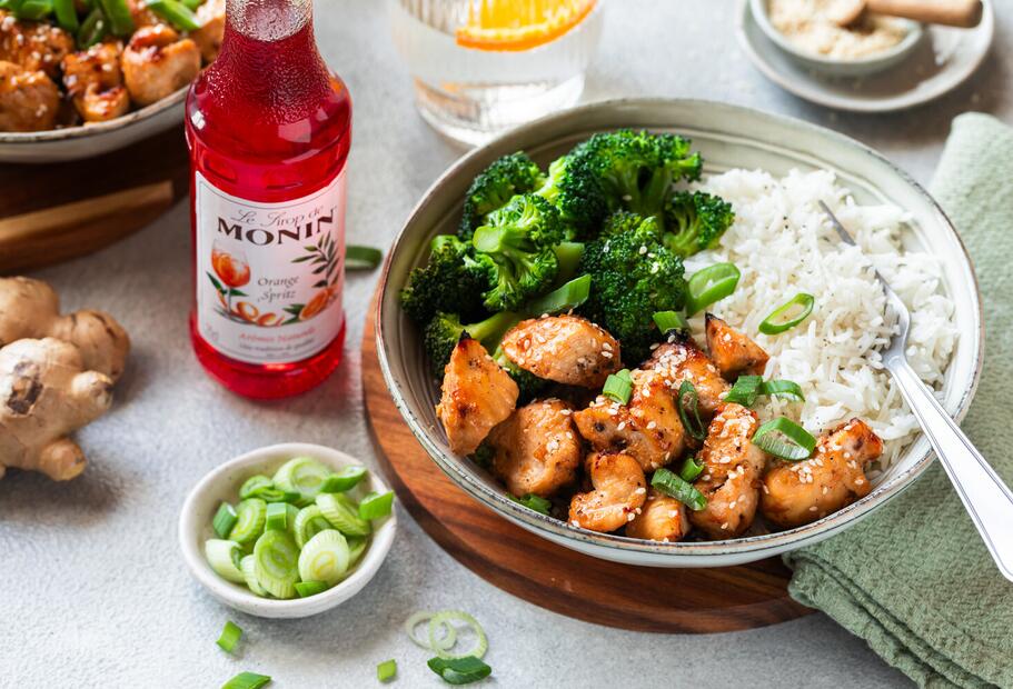 Mariniertes Orange-Chicken aus dem Airfryer