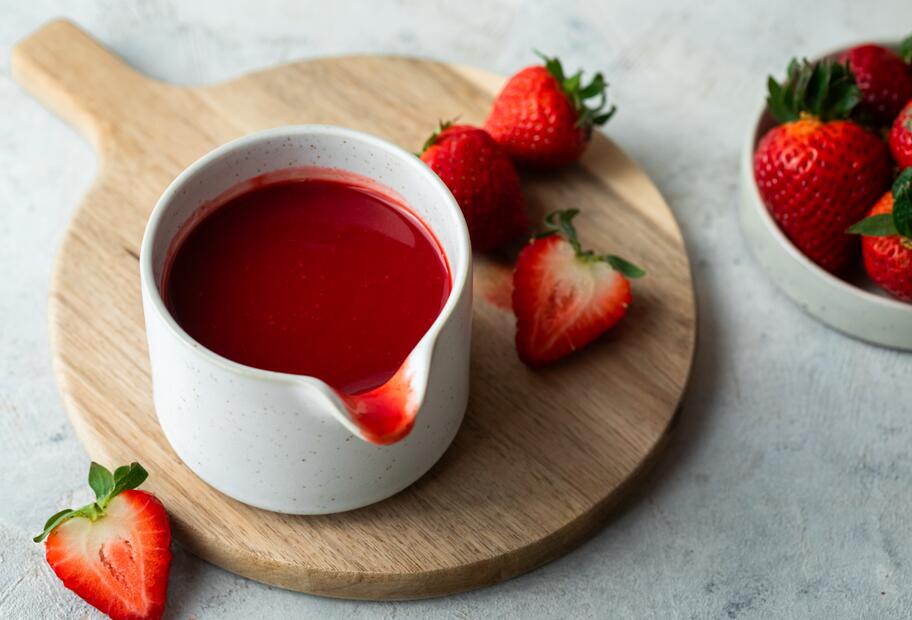 Erdbeersoße