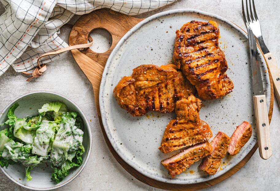 Schnelle Schweinerei vom Grill