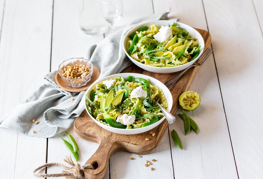 Grüner Mafaldinesalat