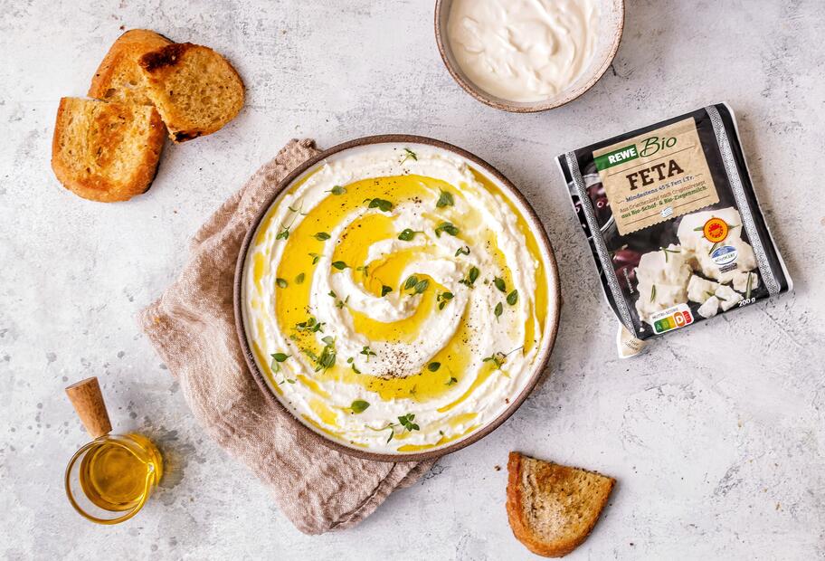 Whipped Feta Creme in 3 Schritten